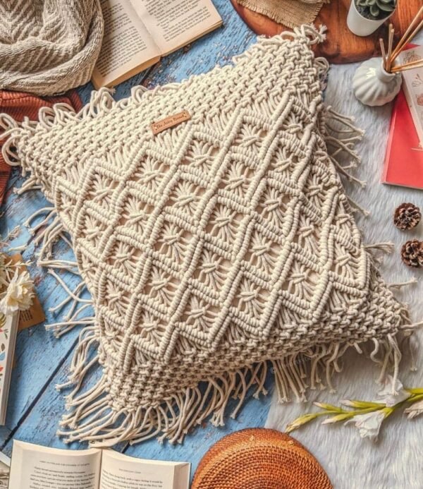Handcrafted Elegance by Oman E Shop: Thread-Woven Pillow & Cushion Covers - Image 3