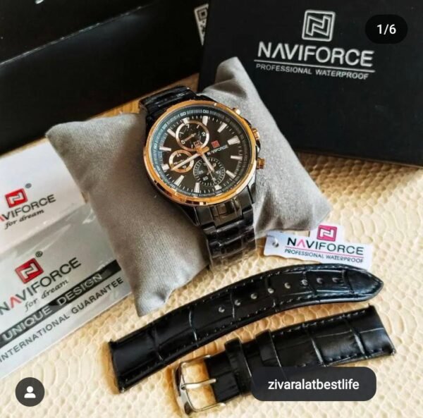 Navi Force NF9089 Multi-Color Watch – Style Meets Precision at Oman E Shop - Image 3