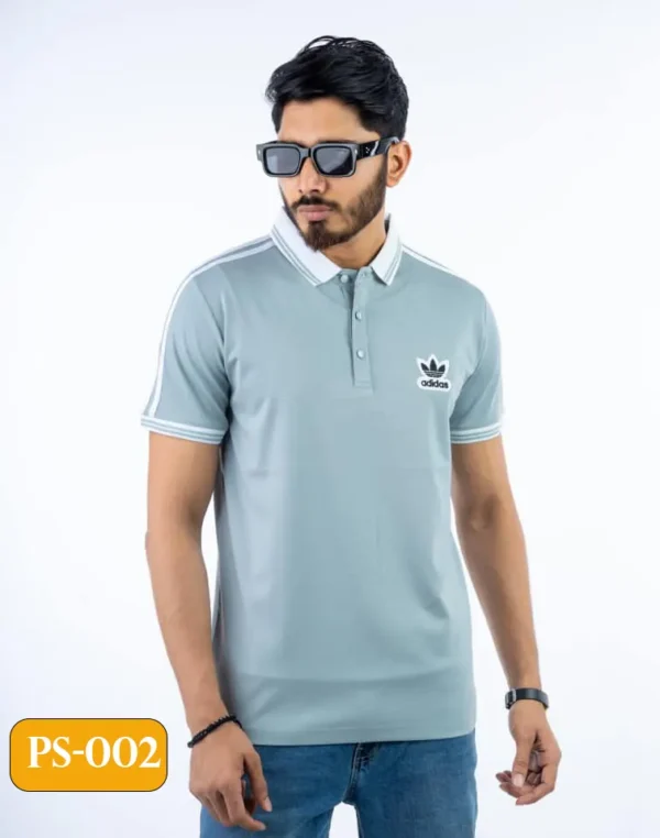 Adidas Embroidered China Fabrics Polo Shirt on Omaneshop.com - Image 5
